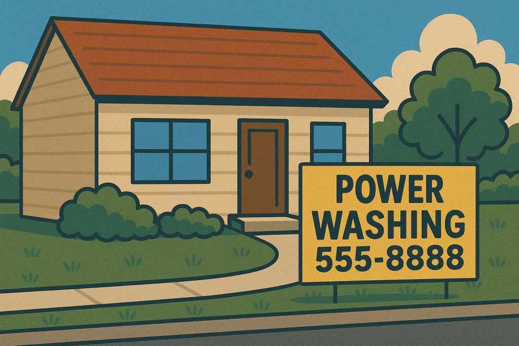Power Washing Neighborhood